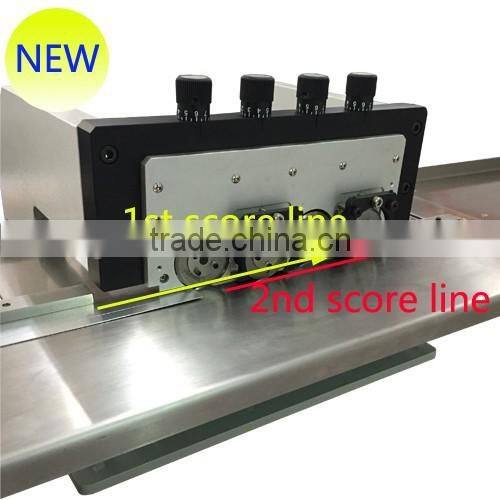 4 blade sets aluminum pcb depaneling machine