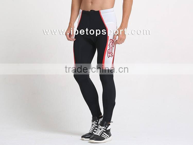 Wholesale hot 2xu compression tights men black silicone Gel Padded China manufacturer