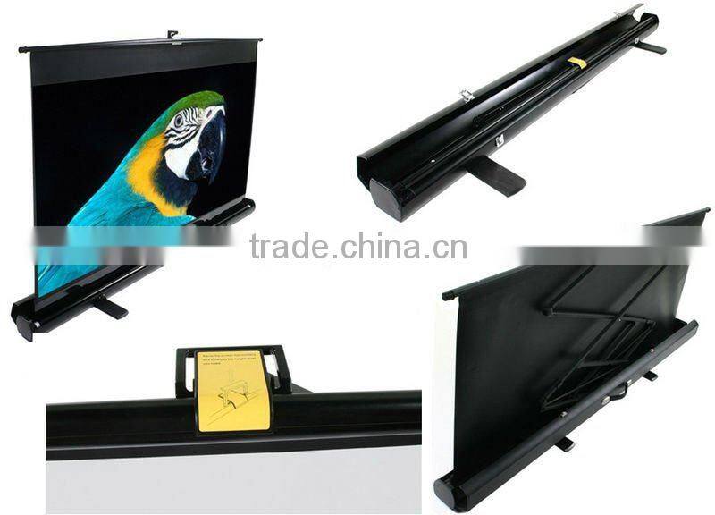 High gain high quality floor up portable screen 60-100''