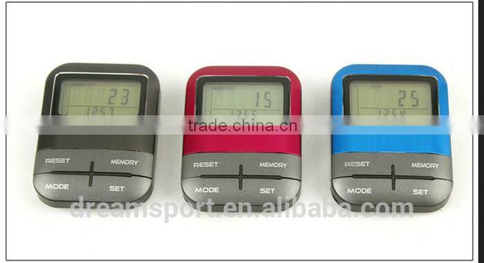 Professional 3D Touch Buttonless Pedometer USB Step Counter