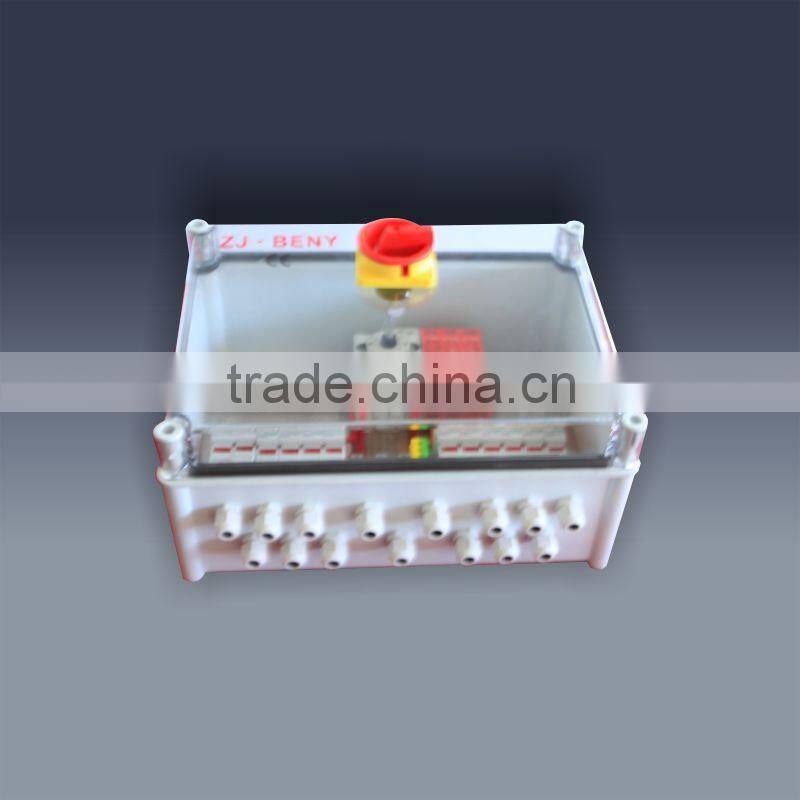 8 ways PV string box,DC iron combiner box for solar system