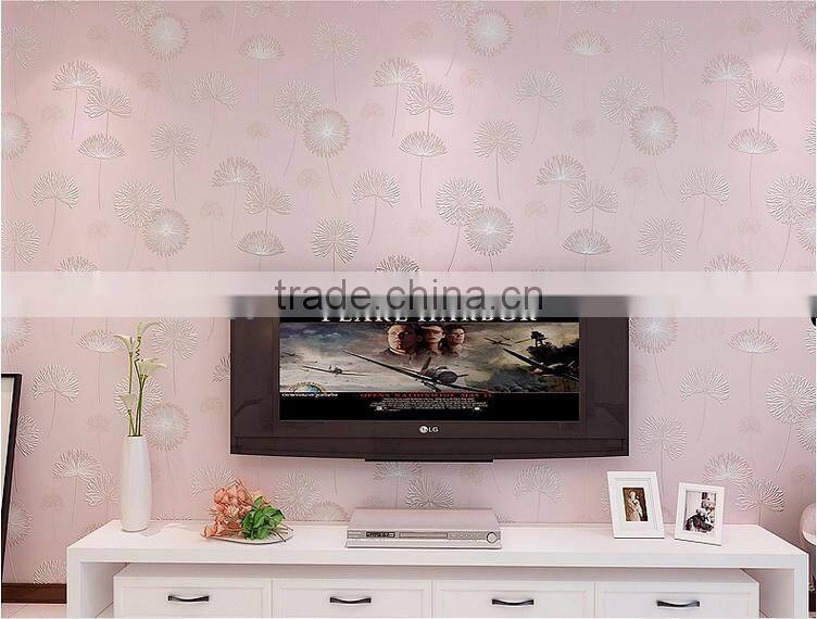 dandelion wallpaper bedroom living room TV background wallpaper