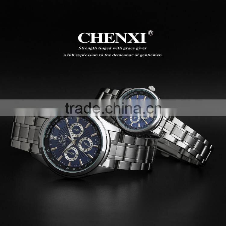 2015 Fashion Curren watches sport stainless steel waterproof Japan quartz Movt 018AM&LS