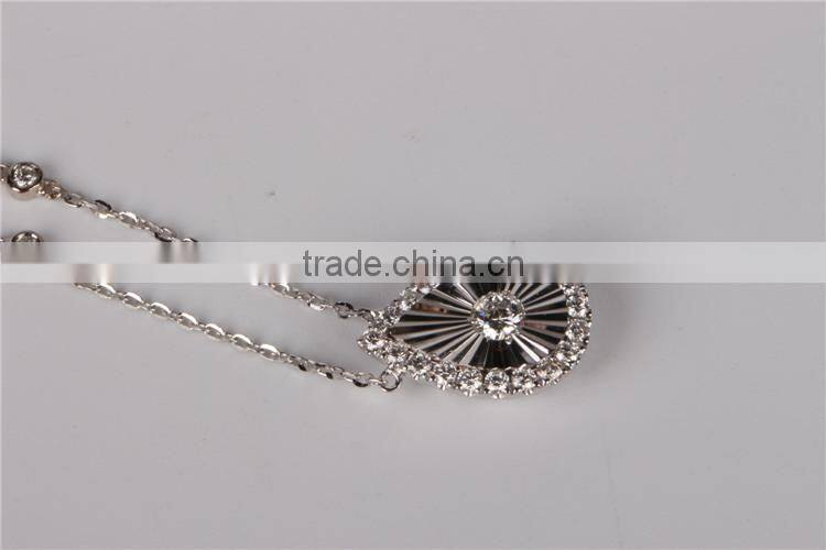 sparkel design 18k white gold necklace designs in 10g