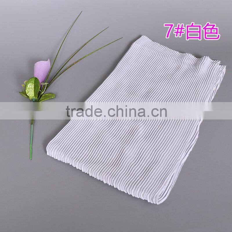2016 New Style Stripe Embossed Viscose Plain Muslim Women Hijab Scarf