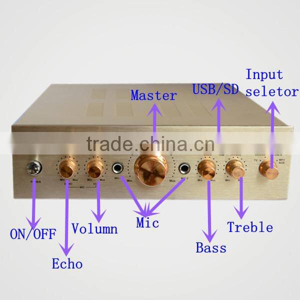 Audio china amplifier sound car subwoofer with speaker AV-9100