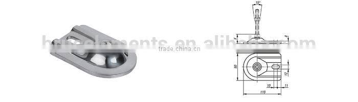 Metal base for adjustable levelling feet MBD