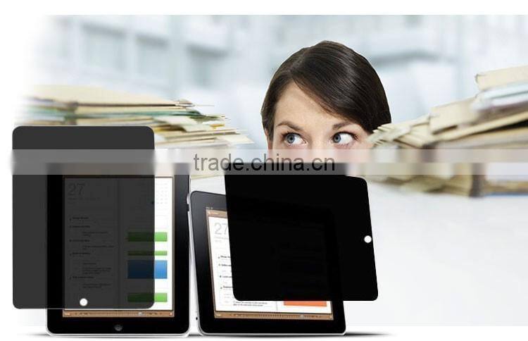 2 way anti-spy screen protector for ipad with paper packaging