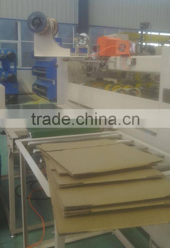 Corrugated carton box stitching machine/semi automatic stapling machine