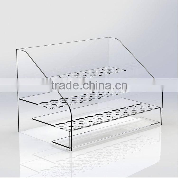 Custom Acrylic Make Up Organizer / Acrylic Cosmetic Display Stand