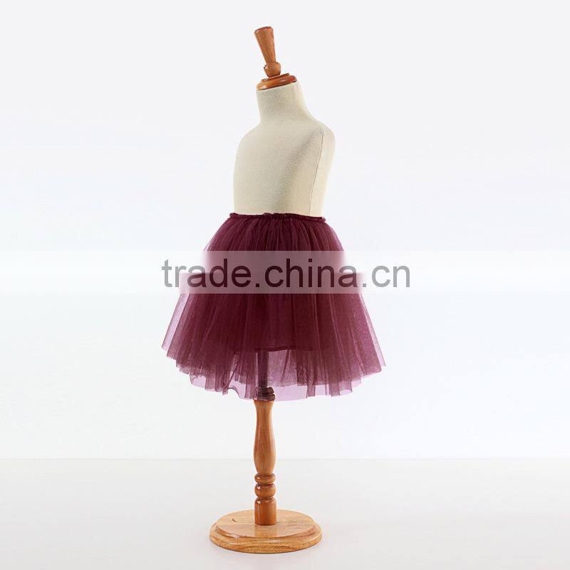 simple design mini skirts little kids skirts cotton yarn skirts with 10 pattens for 2-8 years girls