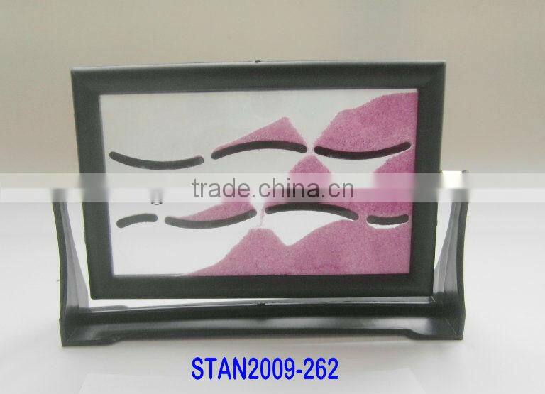 Moving sand art with Wooden frame sand art