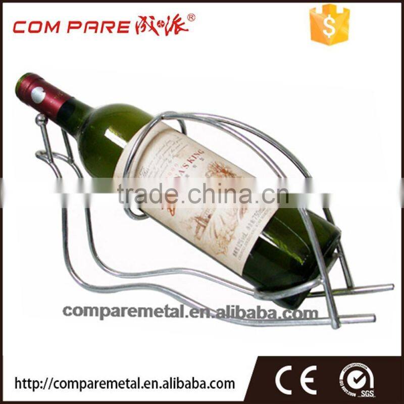 6 bottles wine display rack
