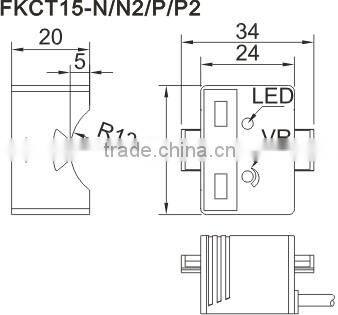 FKC Series Capacitive proximity sensors, proximity switch