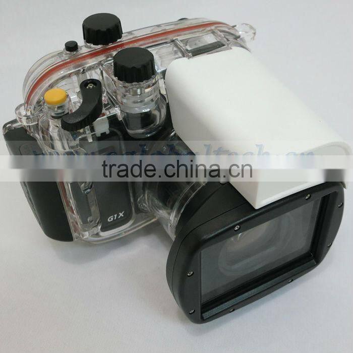 Underwater Camera Case G1X 40 meters 130ft Waterproof Digital Camera Housing for Cannon