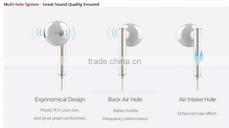 Original Huawei Earphone Headphones AM116 In-ear Headset with Microphone 3.5mm Earbuds