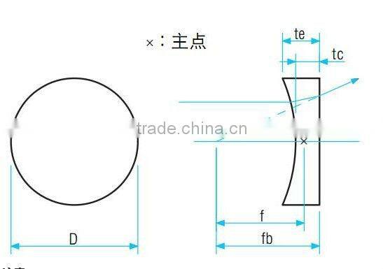 Bk7 plano concave lens