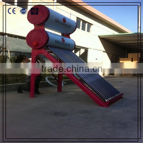 China Leading Product Compact Stainless Steel Non-Pressured Solar Water Heater with Long Heat Preservation