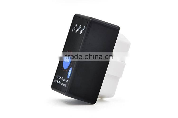 High quality Newest version v2.1 OBDII OBD2 car diagnostic scanner elm327 elm 327 bluetooth obd2 with switch with best price