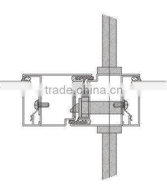 Fire Proof Aluminum Curtain Wall