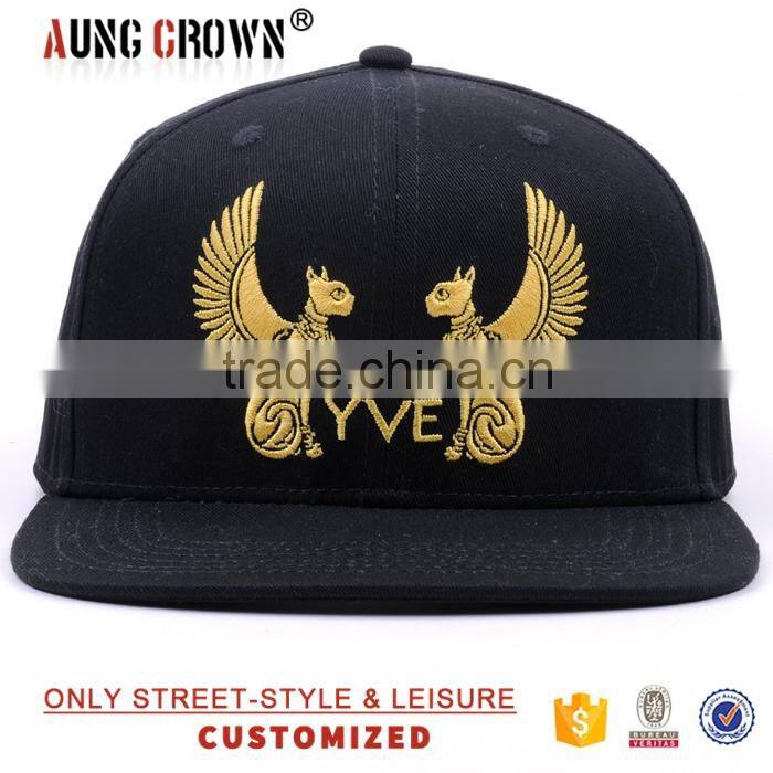 acrylic simple design embroidered snapback caps