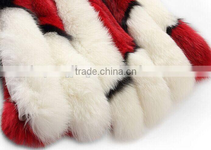 Amazing Design short fur vest / fox fur vest