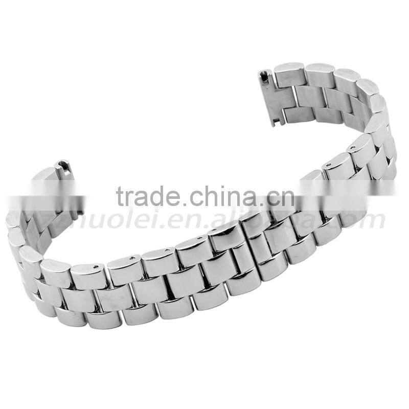 2015 New Style durable Stainless Steel bracelet15mm with double click stainless steel buckle Wholesale 3PCS