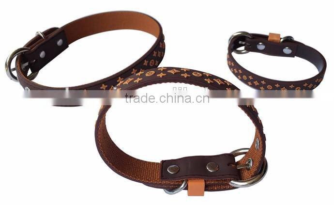 New Pet Supplies PVC leather Custom dog collars 3D Star Pattern