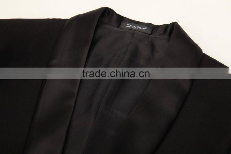High Quality garments factory in china oem service Slim Fit gem black Evening Wedding Formal Party suits tuxedo mens