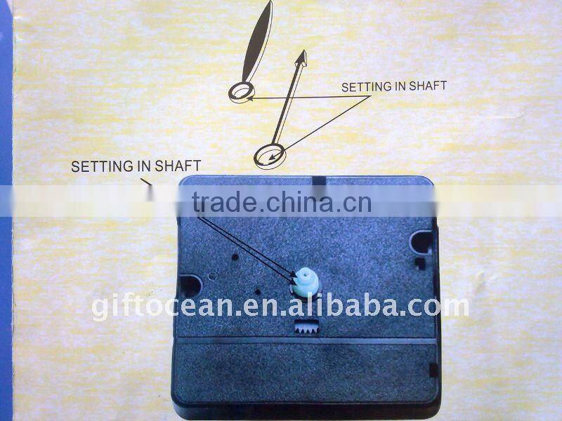 quick hands assembling alarm step clock movement