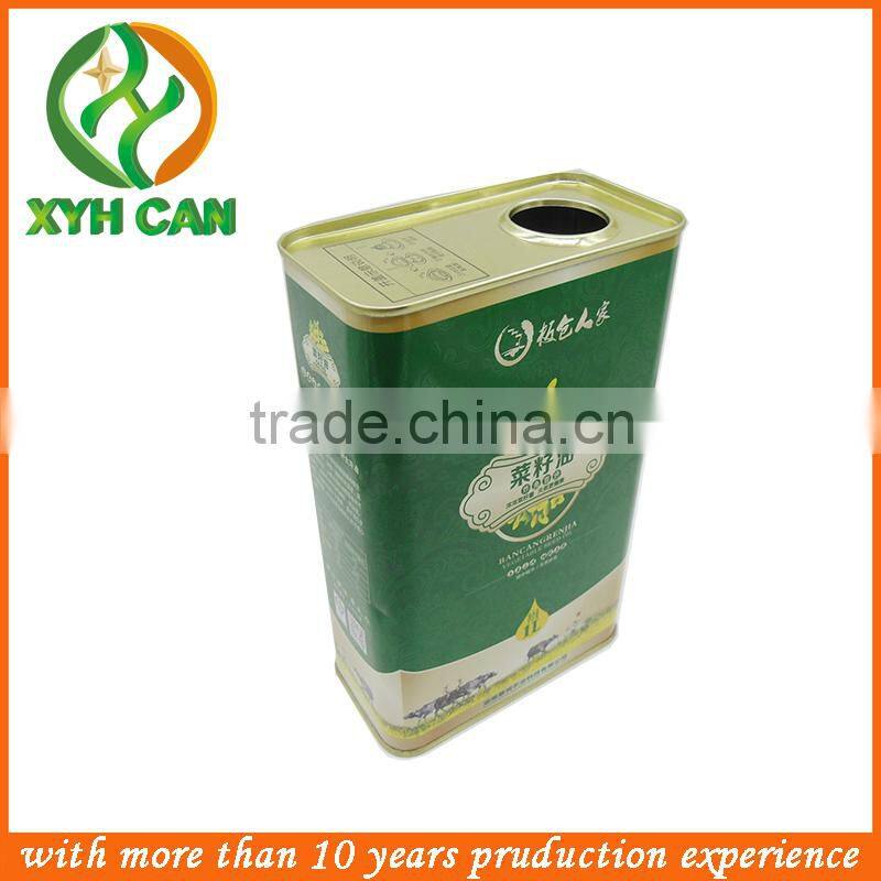 Easy Open End Metal Tin Can for canned oil