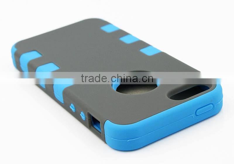 Smart tri-shied bumper case for iPhone 5G 5S factory direct wholesale price