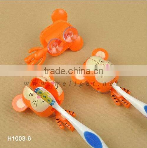 2013 FDA Approval OEM Unique Cartoon Plastic Family Toothbrush Holder.