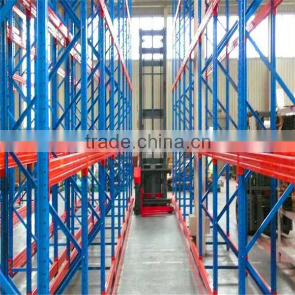 warehouse storage Narrow aisle pallet rack shelving