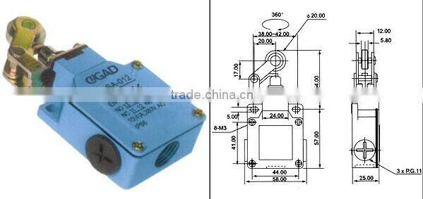 CNGAD crane limit switch10A(micro switch,mini limit switch)(SA-012)