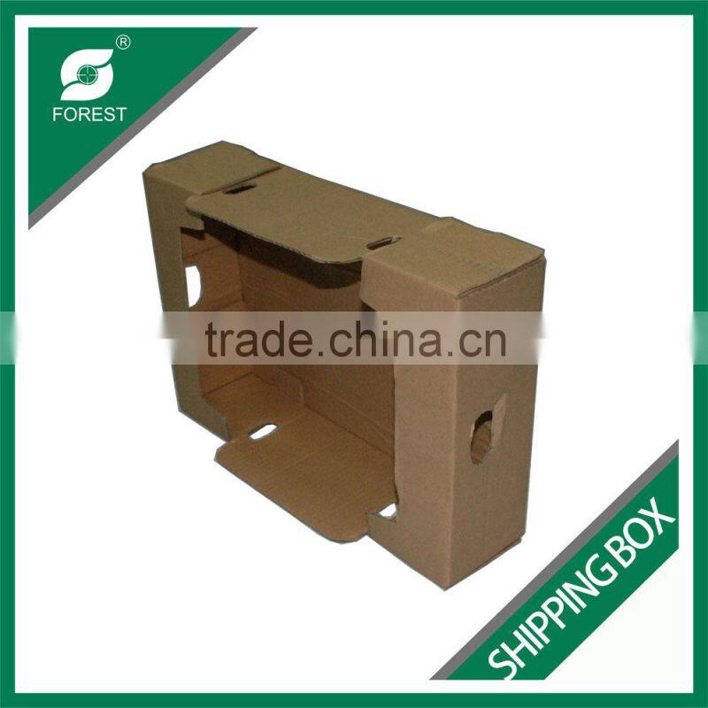 CORRUGATED CARDBOARD SHIPPING BOX FOR FRUIT AND VEGETABLES SHIPPING TRAY WHOLESALE