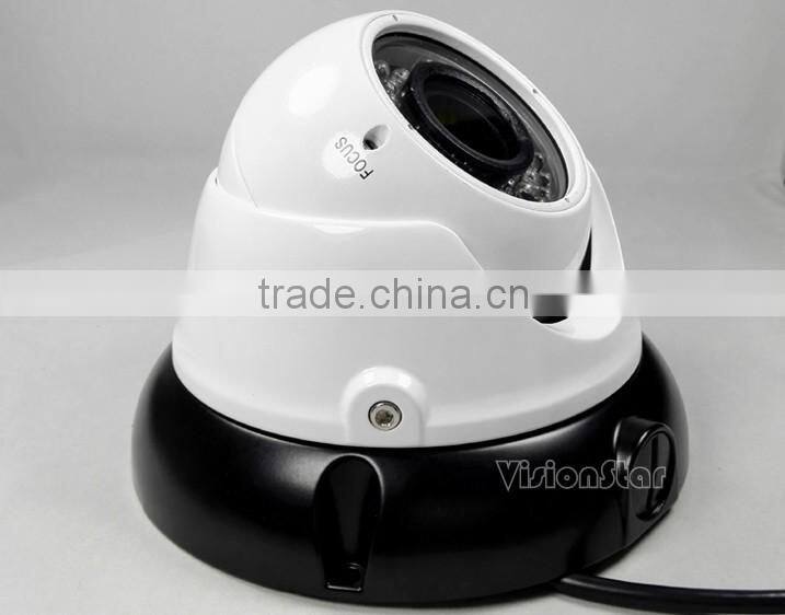 Vandalproof 800tvl IR Dome CCTV Camera 36Pcs Leds Sony Effio-V CXD4141GG with 2.8-12MM Manual Zoom Lens Indoor Using Vision Star