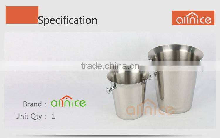 Personalized stainless steel cooler bucket/mental ice bucket/insulated ice cooler bucket