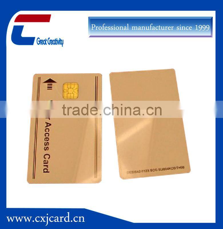 Contact chip smart card/iso 7816 smart ic card/smart card