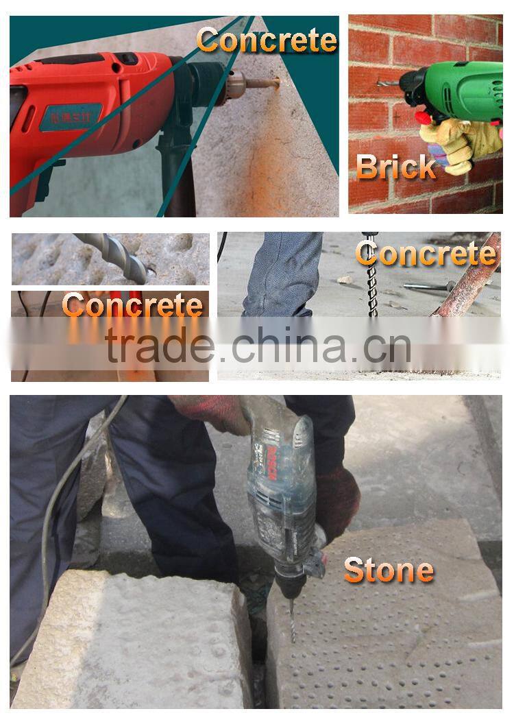 17pcs Big Hammer Drill Bit Set