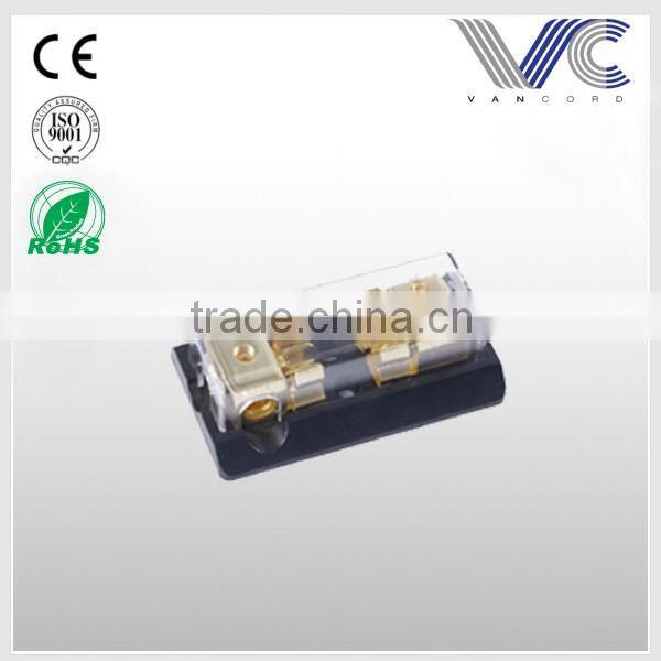 Good quality gold / nickel plated 20A-100A automatic recovery fuse holder China