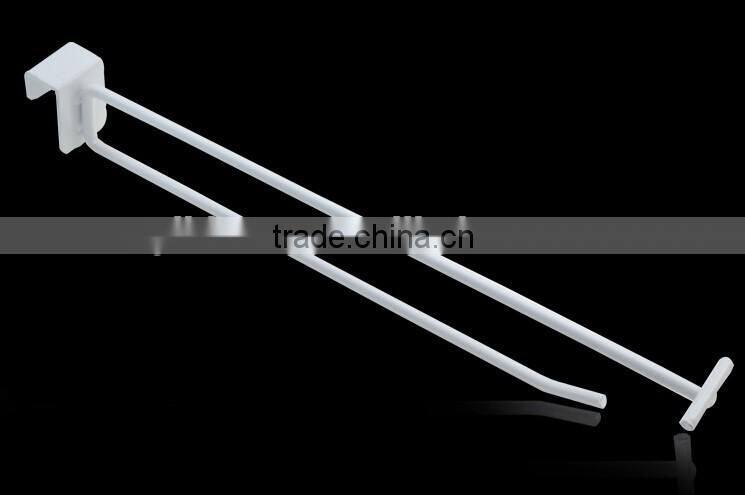 High Quality Display Tube bar double line hooks with pirce tag holder