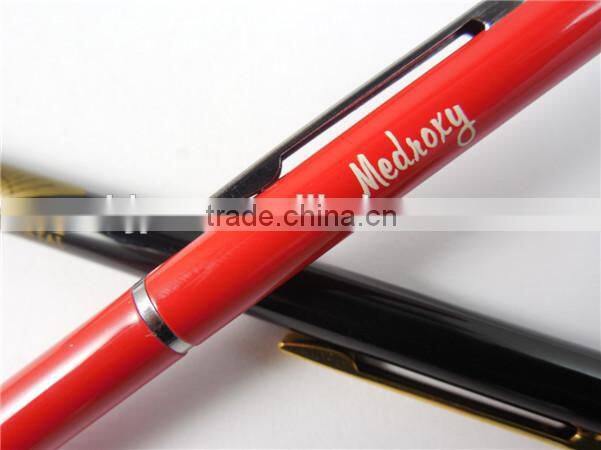 new style metal pen, metal ball pen with twist action,packing pen