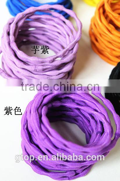 Wholesale rubber elastic hair circle cheap good quality R-0024