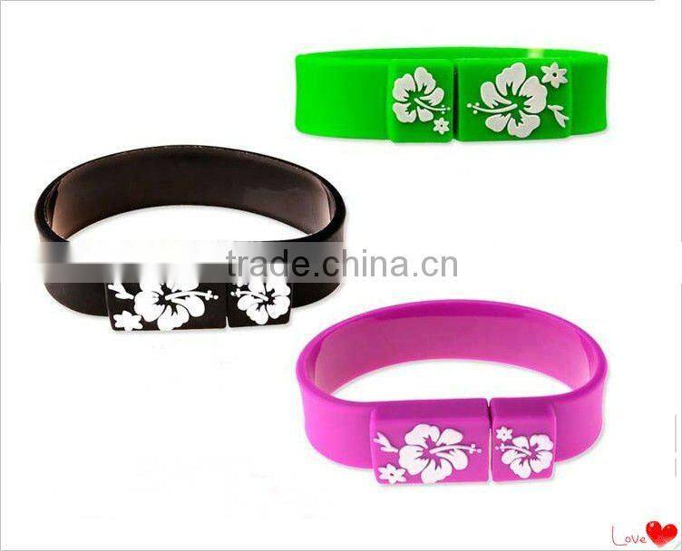 promotional silicon bracelet usb flash drive special USB flash drive