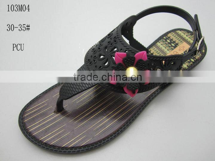 Best selling PCU Women Flipflops with Various Colors