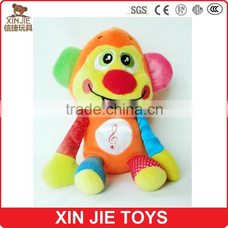 custom plush doll toy with music singing soft doll toys talking doll stuffed toys