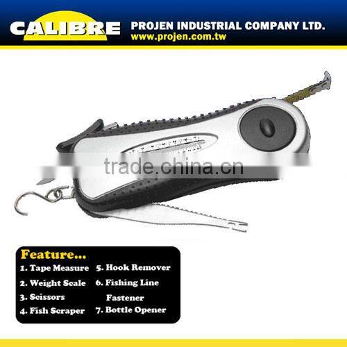 CALIBRE Promotional gift Led light Multi Function Tool 7 in 1 Fishing Tool