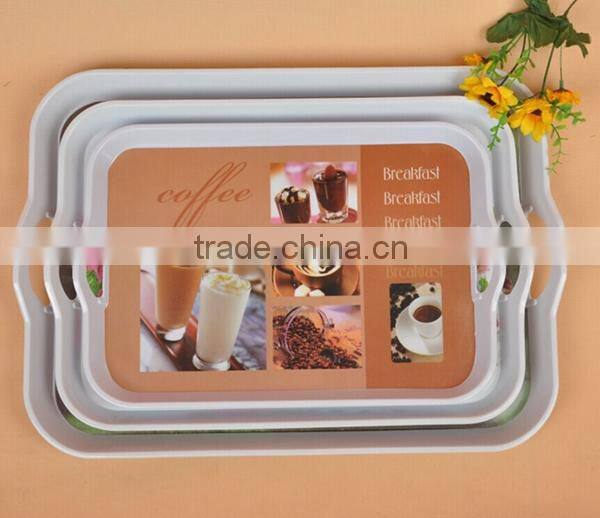 2015 fasional melamine serving tray
