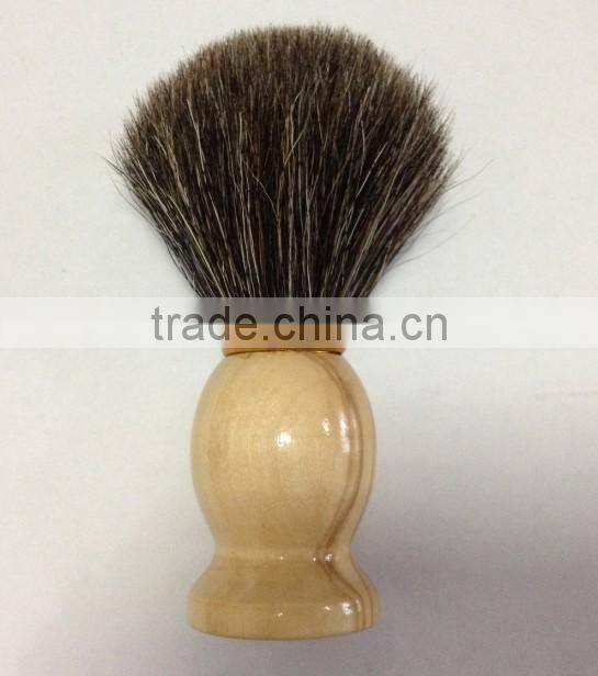 Horse Hair Horse Tail Hair Men's Shaving Brush Wood Handle Face Brush